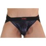 BURN - 006 JOCK BRILLANTE AZUL / NEGRO XL:: Discreción en tusexshopgay.com