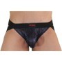 BURN - 006 JOCK BRILLANTE AZUL / NEGRO XL:: Discreción en tusexshopgay.com