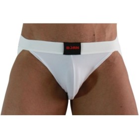 BURN - 007 JOCK LYCRA BLANCO L:: Discreción en tusexshopgay.com