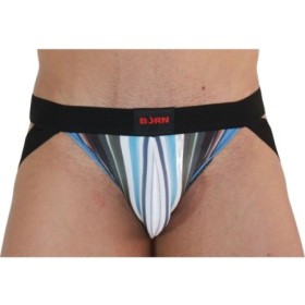 BURN - 009 JOCK MULTICOLOR / NEGRO L:: Discreción en tusexshopgay.com