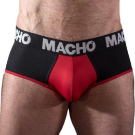 MACHO - MS26N SLIP NEGRO/ROJO XL:: Discreción en tusexshopgay.com