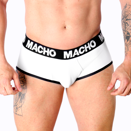 MACHO - MS30BL SLIP BLANCO XL:: Discreción en tusexshopgay.com