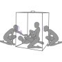 SECRET DOME - KINK CLUB CABINA SCANDALE MORADO:: Discreción en tusexshopgay.com