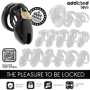 ADDICTED TOYS LOCKED - FORBIDDEN VAULT JAULA PARA PENE 10 CM:: Discreción en tusexshopgay.com