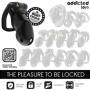 ADDICTED TOYS LOCKED - MINDNIGHT CELL JAULA PARA PENE TALLA L:: Discreción en tusexshopgay.com