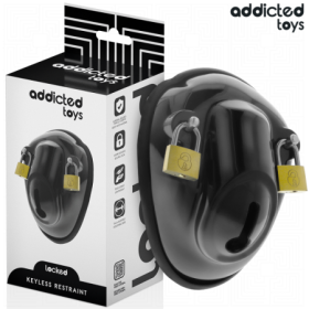 ADDICTED TOYS LOCKED - KEYLESS RESTRAINT JAULA PARA PENE 11,5 CM:: Discreción en tusexshopgay.com
