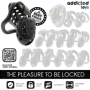 ADDICTED TOYS LOCKED - CHAINED HOLLOW JAULA PARA PENE 10,5 CM:: Discreción en tusexshopgay.com