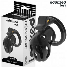 ADDICTED TOYS LOCKED - SEALED CRYPT JAULA PARA PENE 8 CM:: Discreción en tusexshopgay.com