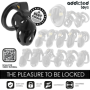 ADDICTED TOYS LOCKED - SEALED CRYPT JAULA PARA PENE 8 CM:: Discreción en tusexshopgay.com