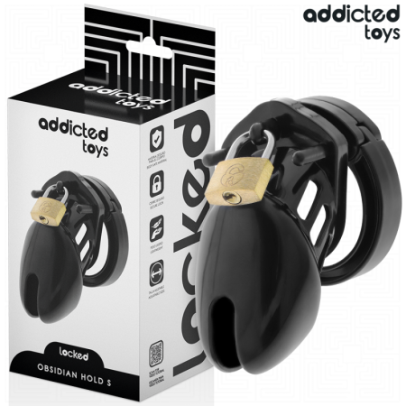 ADDICTED TOYS LOCKED - OBSIDIAN HOLD JAULA PARA PENE TALLA S:: Discreción en tusexshopgay.com