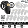 ADDICTED TOYS LOCKED - OBSIDIAN HOLD JAULA PARA PENE TALLA S:: Discreción en tusexshopgay.com
