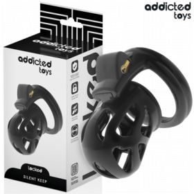 ADDICTED TOYS LOCKED - SILENT KEEP JAULA PARA PENE 7,5 CM:: Discreción en tusexshopgay.com