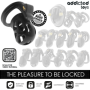 ADDICTED TOYS LOCKED - SILENT KEEP JAULA PARA PENE 7,5 CM:: Discreción en tusexshopgay.com