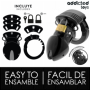 ADDICTED TOYS LOCKED - CHASTITY DEPTHS JAULA PARA PENE 7,5 CM:: Discreción en tusexshopgay.com