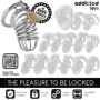 ADDICTED TOYS LOCKED - IRON CELL JAULA PARA PENE DE METAL TALLA M:: Discreción en tusexshopgay.com