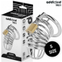 ADDICTED TOYS LOCKED - IRON CELL JAULA PARA PENE DE METAL 4 CM TALLA S:: Discreción en tusexshopgay.com