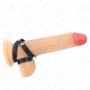 KINK - ANILLO PENE CUERO CON CIERRE A PRESIÓN 39 X 1 CM:: Discreción en tusexshopgay.com