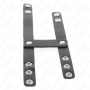 KINK - ANILLO PENE DOBLE POLIPIEL AJUSTABLE:: Discreción en tusexshopgay.com
