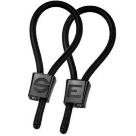 ELECTRASTIM - PRESTIGE ELECTRA LOOPS ANILLOS DE PENE AJUSTABLES NEGRO:: Discreción en tusexshopgay.com