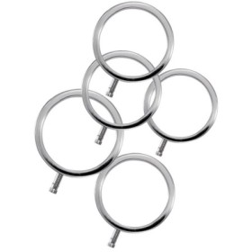 ELECTRASTIM - ELECTRARINGS ANILLOS METÁLICOS PARA EL PENE PACK 5:: Discreción en tusexshopgay.com